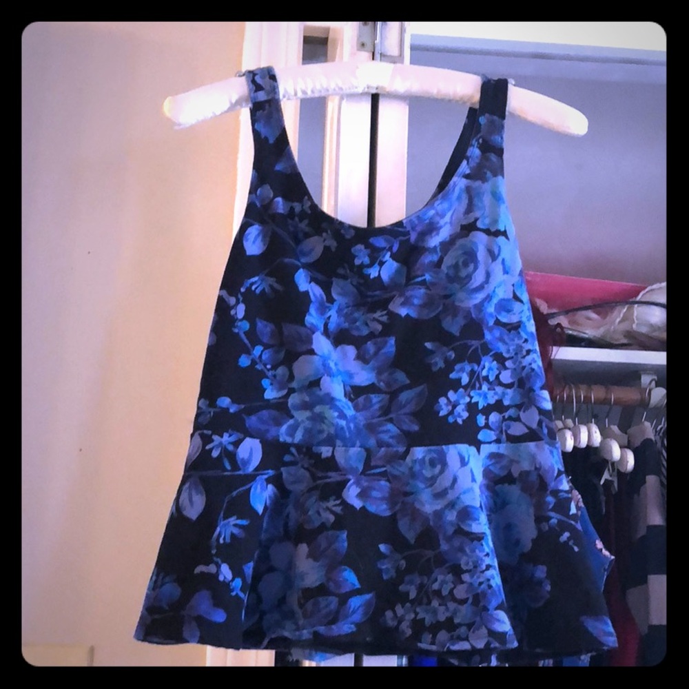 Floral Peplum Top from Express